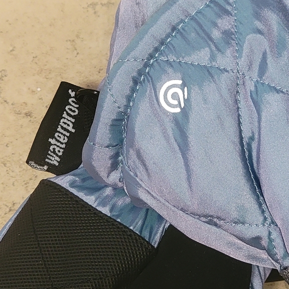 NWT Girls' Premium Ski Gloves - C9 Champion Light Blue 8/16 - Picture 2 of 3